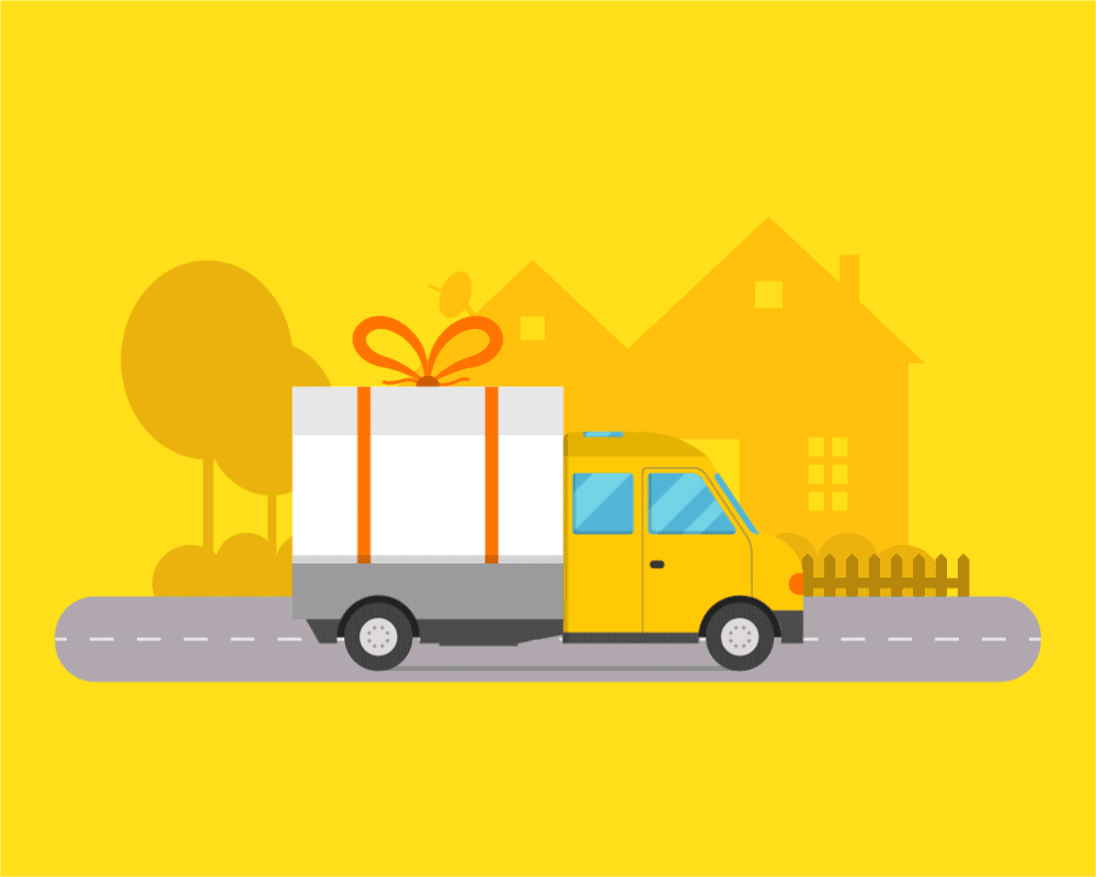 Delivery Truck GIF