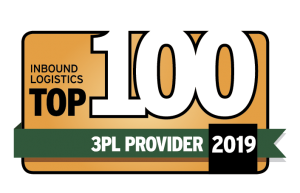 Inbound Logistics Top 100 3PL Provider 2019 Logo