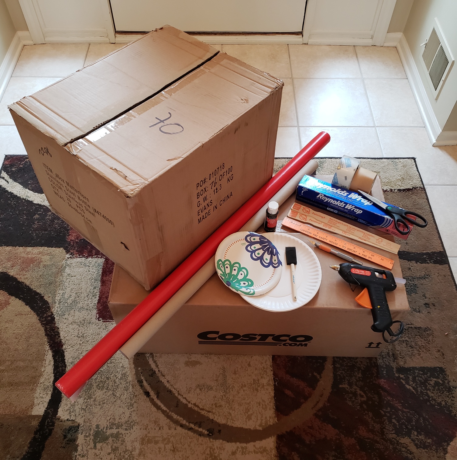 DIY Cardboard Box Evans Truck Evans Distribution Systems