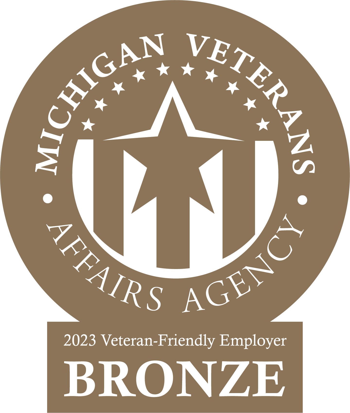 MVAA Veteran Friendly Employer Bronze Badge 2023