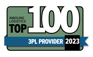 Inbound Logistics Top 100 3PL Provider 2023 Badge