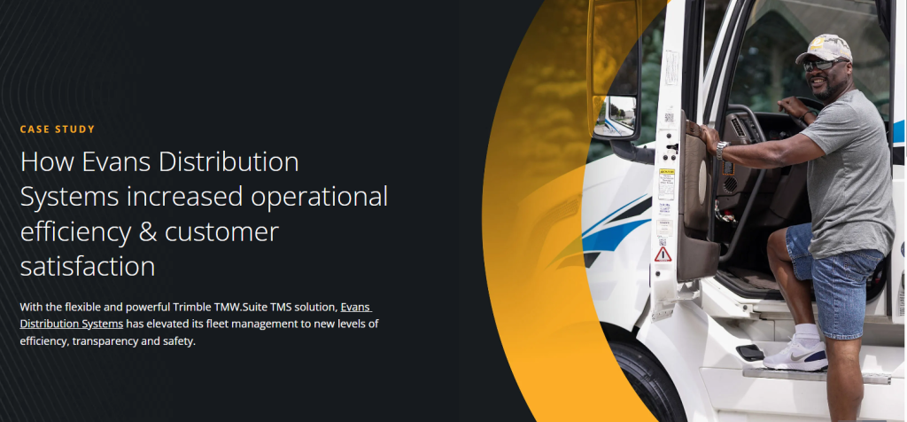 Trimble Case Study About Evans' TMS