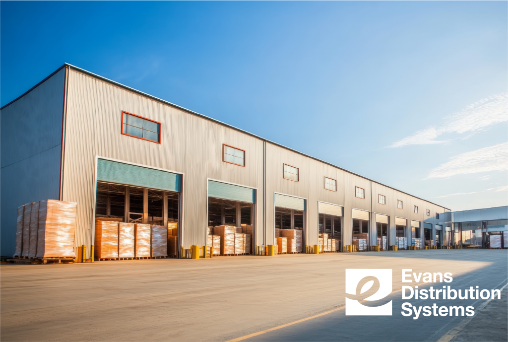 Photo of warehouse engaged in retail consolidation.