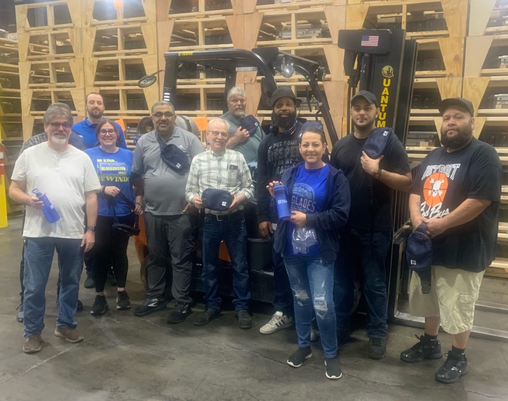 Evans employees on National Logistics Day