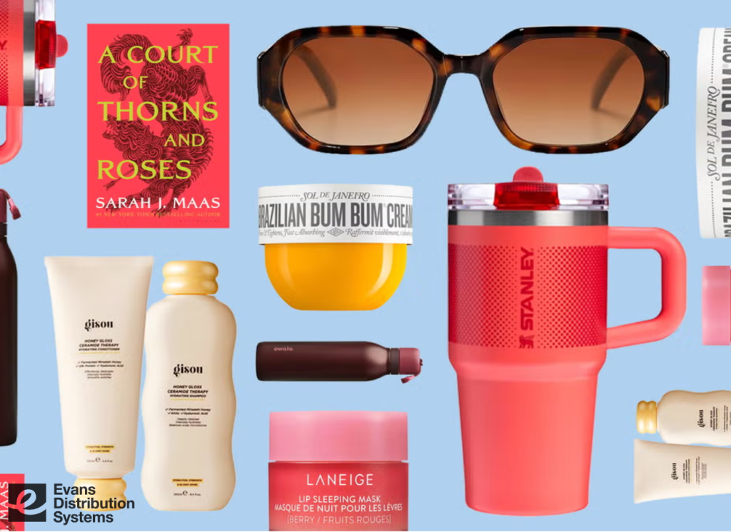 Collage of viral products